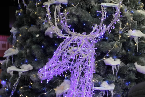 Närbild jul samling leksak dekorationer — Stockfoto