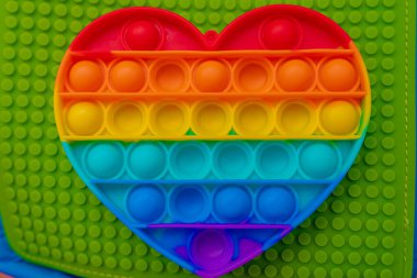 Renkli çocuklar, çocuklar için anti-stres oyuncağı.