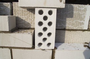 Besin maddeler ve içecekler. Beyaz tuğla geçersiz selikatny