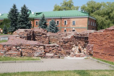 1918 yılında imzalanan Brest-Litovsk Sarayı kalıntıları. Brest. Belarus