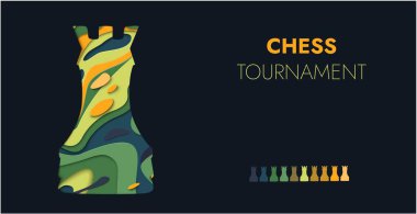 Satranç turnuvası, şah mat strateji spor şampiyonluğu posterleri. Yeni başlayanlar ve profesyonel oyuncular için vektör satranç kulübü kupası