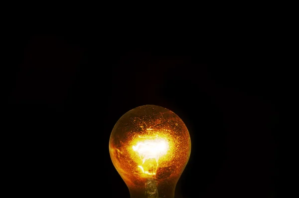 Lifi oranje lamp — Stockfoto