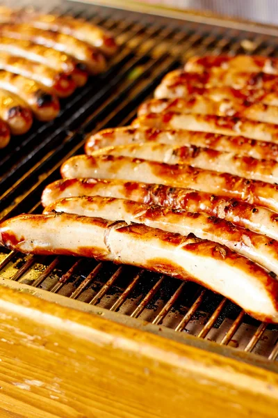 Sausage on the grill — Stock Photo, Image