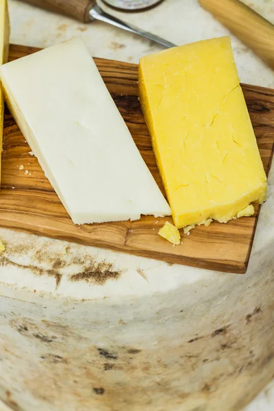 Различные виды сыра — стоковое фото