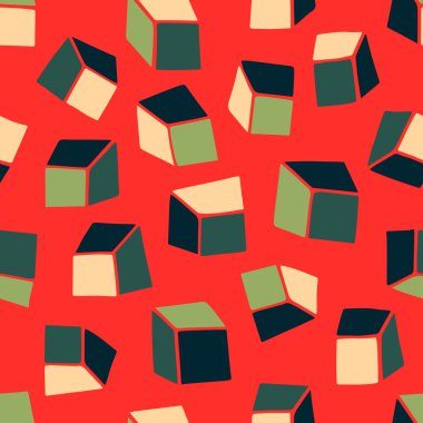 Soyut model. Vektör illüstrasyonu.