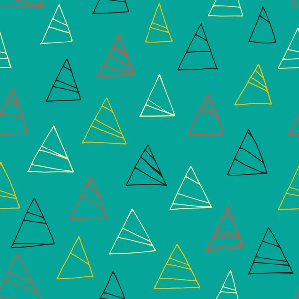 Üçgenler ile geometrik seamless modeli. Sarı arka plan.