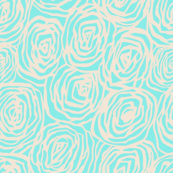 Patrón sin costura vectorial con rosas decorativas. Hermoso fondo floral. Fondo de la licitación . — Archivo Imágenes Vectoriales