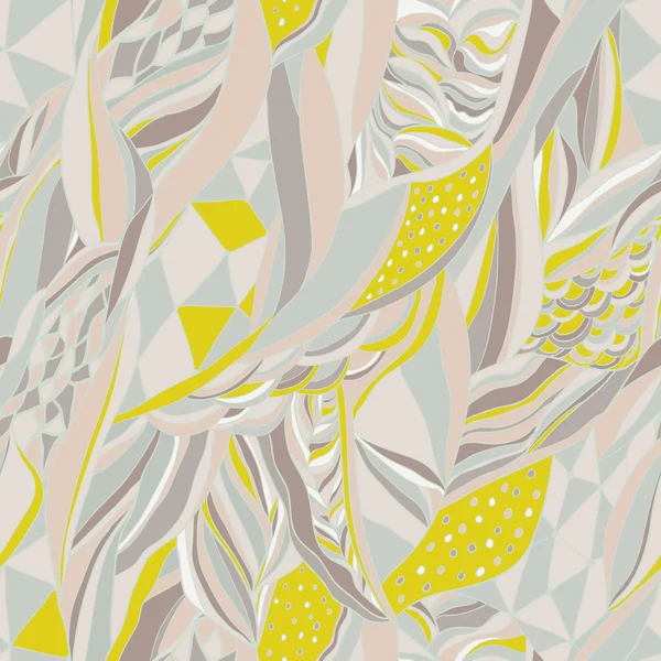 伝統的な装飾のペイズリー バンダナ。ベクターの手描き背景に抽象的な線、汚れ。パステル カラー. — ストックベクタ