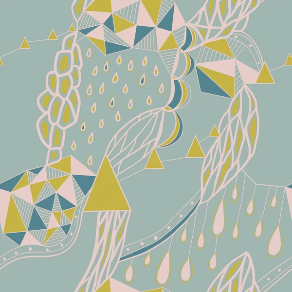 Hand drawn background with artistic pattern.Bright colors. — ストックベクタ