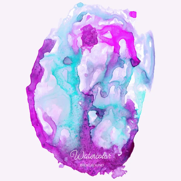 Abstract hand drawn watercolor background, vector illustration, stain watercolors colors on wet paper. — Διανυσματικό Αρχείο