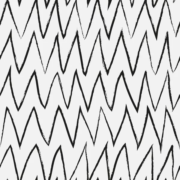 Doodle abstract pattern. Black and white colors. — ストックベクタ