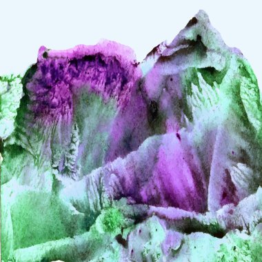 Abstract hand paint watercolor background, vector illustration, stain watercolors colors on wet paper.