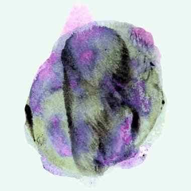 Abstract hand paint watercolor background, vector illustration, stain watercolors colors on wet paper.