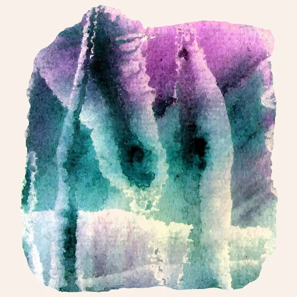 Abstract hand paint watercolor background, vector illustration, stain watercolors colors on wet paper.