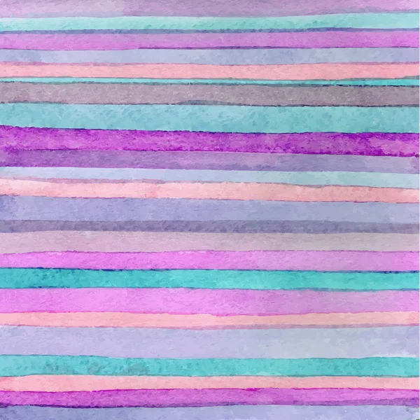Striped hand drawn watercolor background. Vector version. Blue colors. Hand drawn technique.