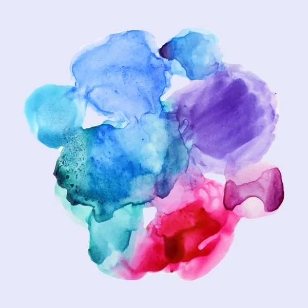 Conjunto de fundo de aquarela vetorial para texturas e fundos . — Vetor de Stock