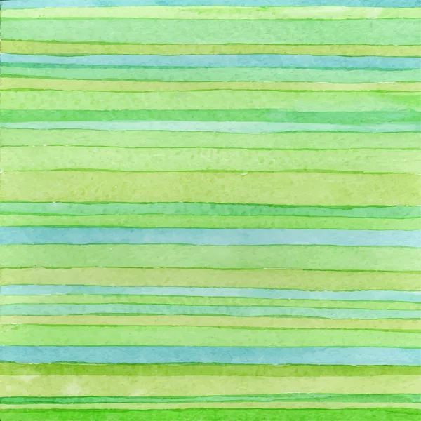 Striped hand drawn watercolor background. Handmade watercolor design element — Stockvector