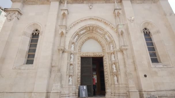 Ville de Sibenik sur la côte dalmate, Croatie Europe . — Video