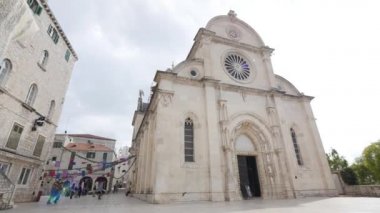 Dalmaçya kıyıları, Hırvatistan Avrupa Sibenik şehir.