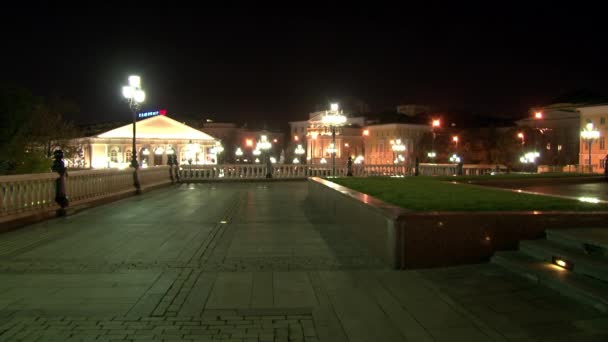 Historické muzeum na Rudém náměstí v Moskvě. — Stock video