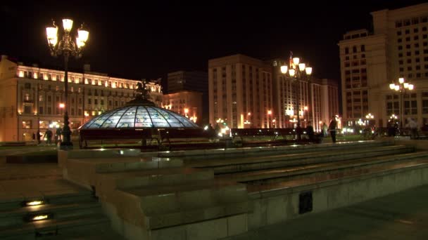 Historisch Museum op het Rode Plein van Moskou. — Stockvideo