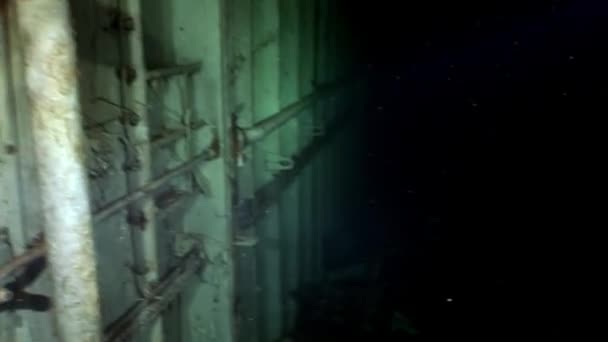 Ship wreck Salem Express underwater in the Red Sea in Egypt. — Stock Video