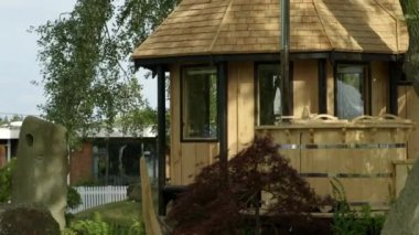 Küçük ahşap ev projesi