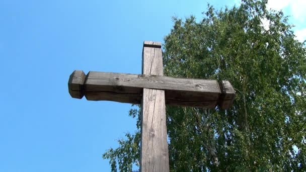 Orthodoxe kerk Heilige Drie-eenheid kathedraal. — Stockvideo