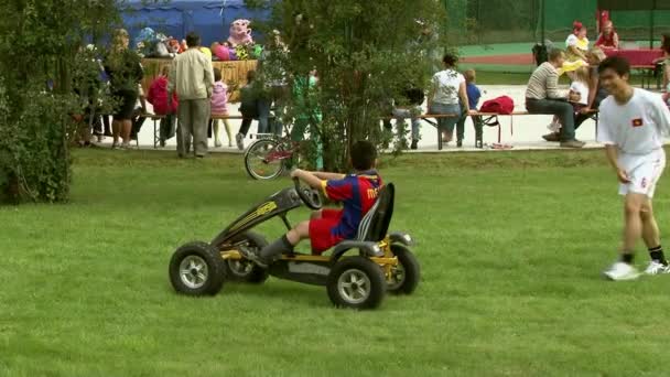 Les gens sur la victoire de l'équipe internationale et le festival sportif. — Video