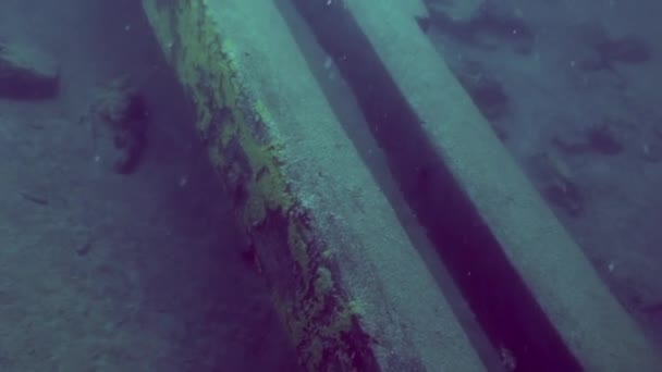 Onderwaterstenen op de bodem van het Baikalmeer. — Stockvideo