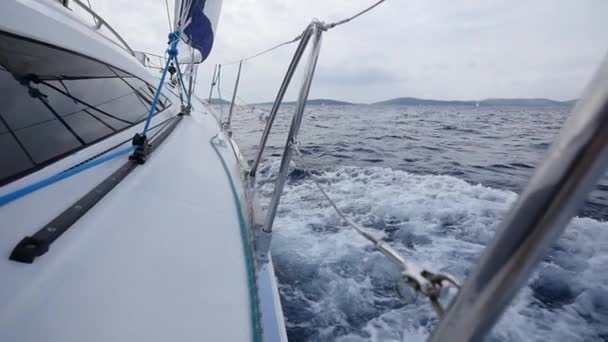 Navegação no fundo do mar na Grécia. — Vídeo de Stock