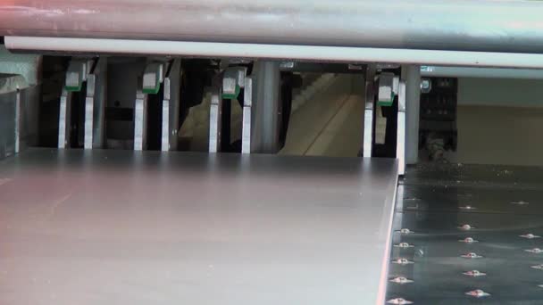 Centre automatique d'usinage de routeurs CNC dans l'industrie du bois et du meuble . — Video