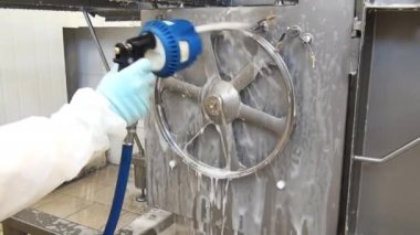 Etin deterjan artıkları Temizleme.