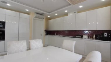 Lüks daire Modern mutfak iç.