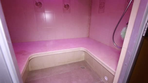 Apartamento de lujo Interior Jacuzzi, Hamam, SPA . — Vídeos de Stock