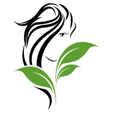 Güzellik ürünleri, kadınlar için berber dükkanı, semboller, çevrimiçi dükkan arka plan duvarları için minimalist logo tasarımı çizgileri çizimi kullanılabilir