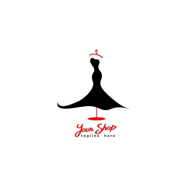 Illustration Logo Women Clothing Design Can Used Store Identity — стоковый вектор