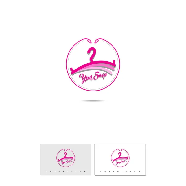 Illustration Logo Women Clothing Design Can Used Store Identity — стоковый вектор