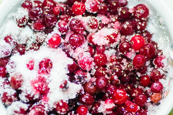Cranberries in sugar Stock Photo