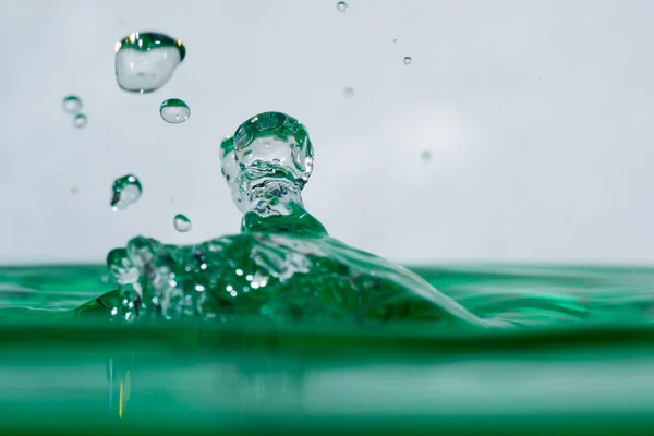 Gota líquida de superfície — Fotografia de Stock