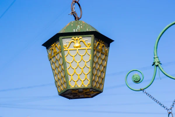 Viejo centro de poste de luz — Foto de Stock