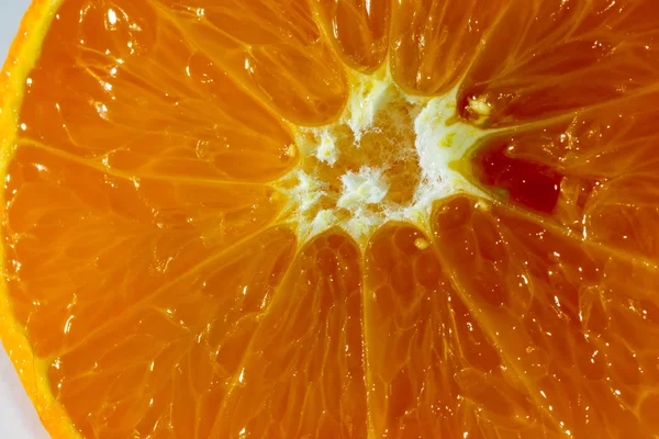 A fehér közelről narancs — Stock Fotó