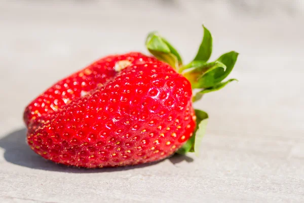 Erdbeere rot bio — Stockfoto