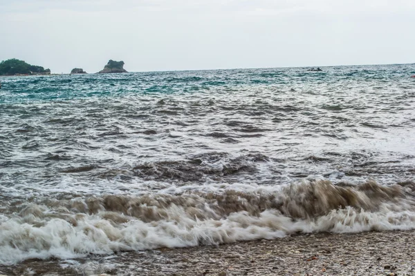 Sea storm våg — Stockfoto