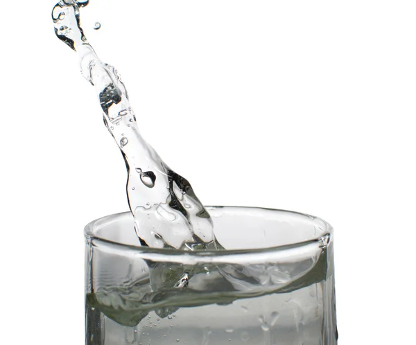 A água no copo — Fotografia de Stock