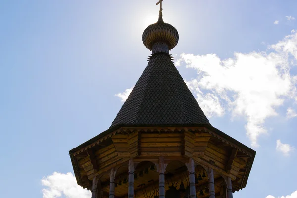 Träkyrka — Stockfoto