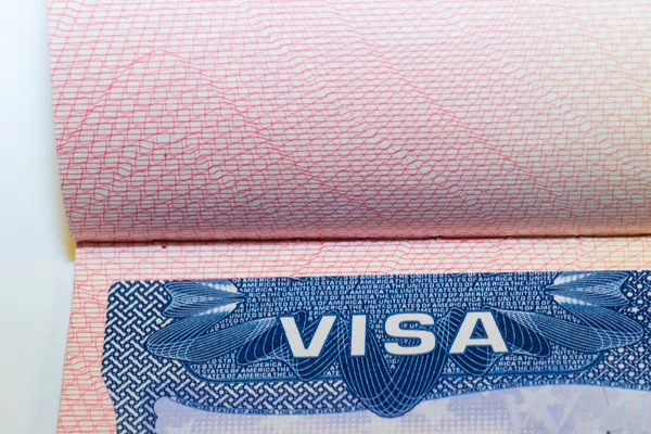 Paszport wiza — Zdjęcie stockowe