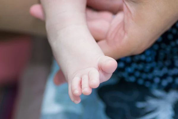 Маленька дитина ніг — стокове фото