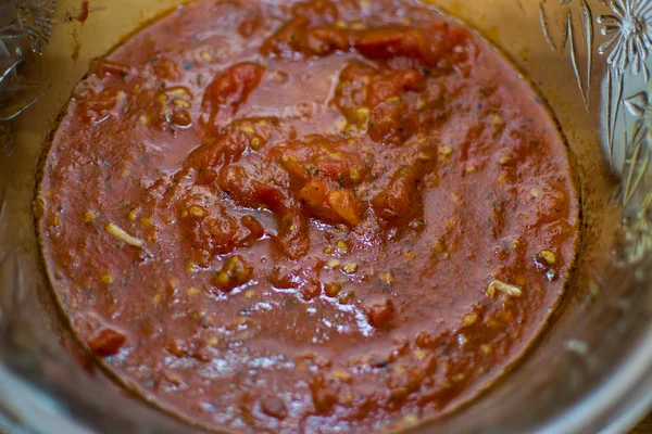 Tomato  paste sauce — Stock Photo, Image