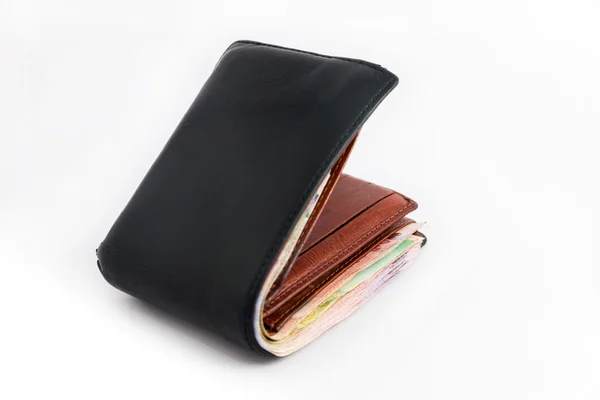 Fet plånbok Stockfoto